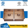 PVD Stainless Steel Handmade Kitchen Rose Golden Sinks